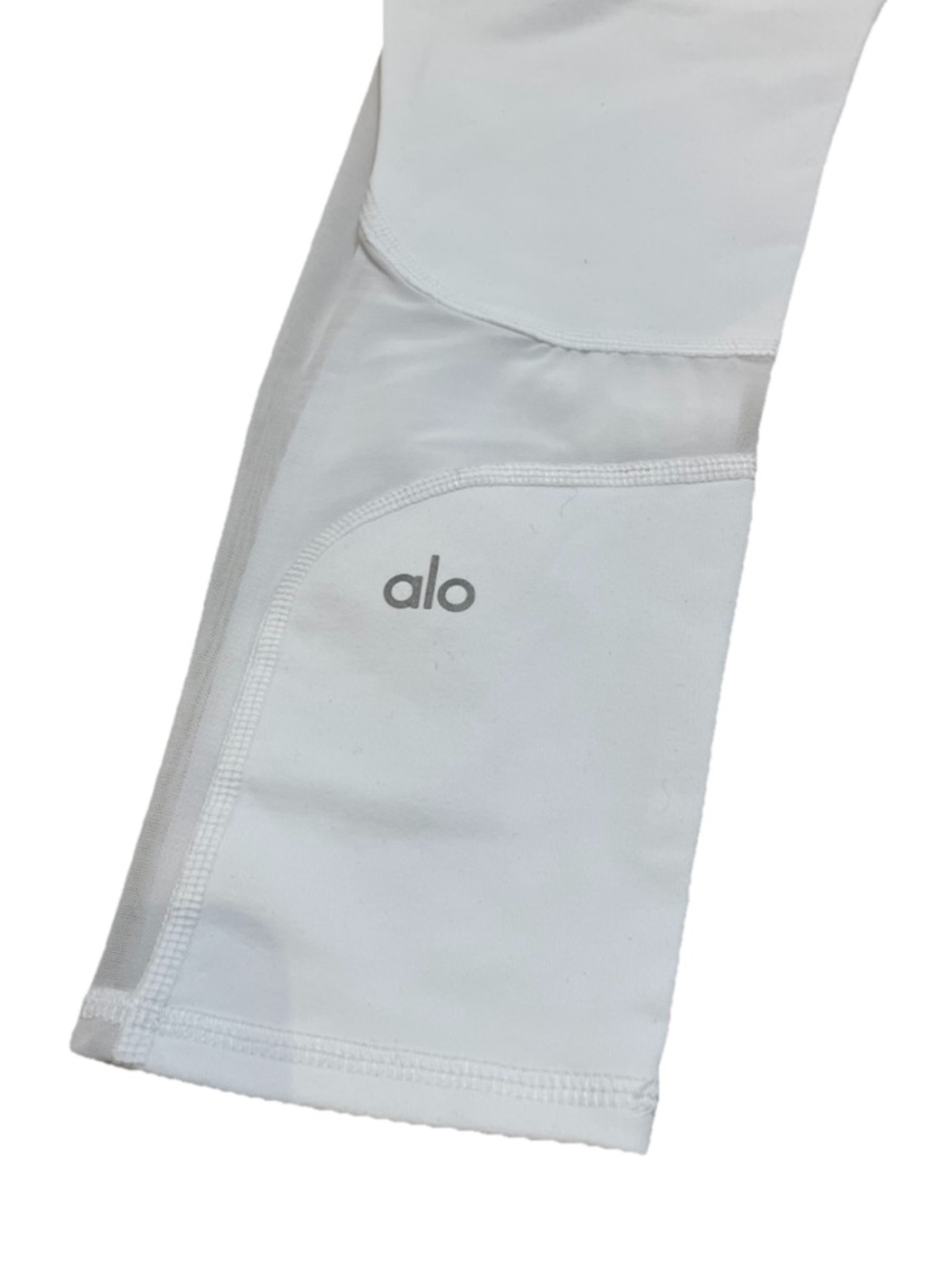 ALO Yoga White Performance Tights Leggings Size S